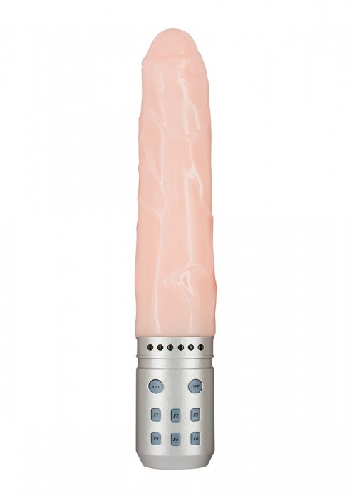 Вибратор телесного цвета Sixth Sense Cyber Vibe Flushy - 24,5 см. - Toy Joy