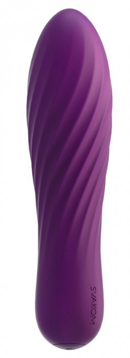 Фиолетовая вибропуля Tulip - 10,6 см. - Svakom