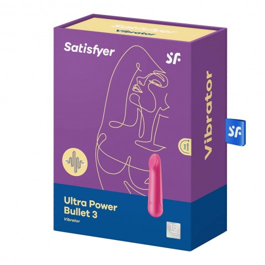 Розовый мини-вибратор Ultra Power Bullet 3 - Satisfyer