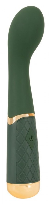 Зеленый стимулятор точки G Luxurious G-Spot Massager - 19,5 см. - Orion