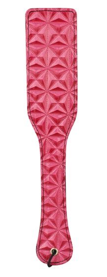 Розовый пэддл с геометрическим рисунком - 32 см. - Erokay - купить с доставкой в Санкт-Петербурге