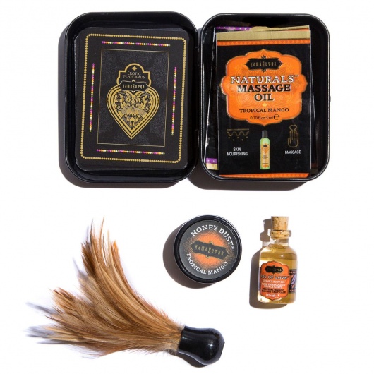 Эротический набор Weekender Kit Tropical Mango - Kama Sutra - купить с доставкой в Санкт-Петербурге