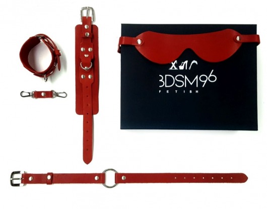 БДСМ-набор в красном цвете  Госпожа - BDSM96 - купить с доставкой в Санкт-Петербурге