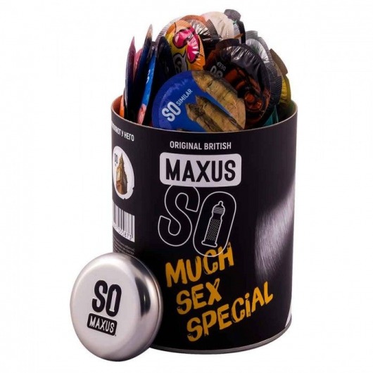Текстурированные презервативы в кейсе MAXUS So Much Sex - 100 шт. - Maxus - купить с доставкой в Санкт-Петербурге