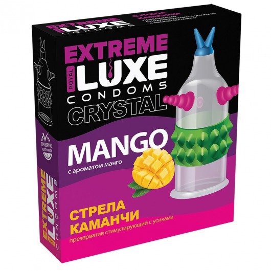 Стимулирующий презерватив  Стрела команчи  с ароматом ванили - 1 шт. - Luxe - купить с доставкой в Санкт-Петербурге