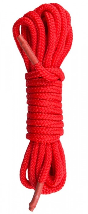 Красная веревка для связывания Nylon Rope - 5 м. - Easy toys - купить с доставкой в Санкт-Петербурге