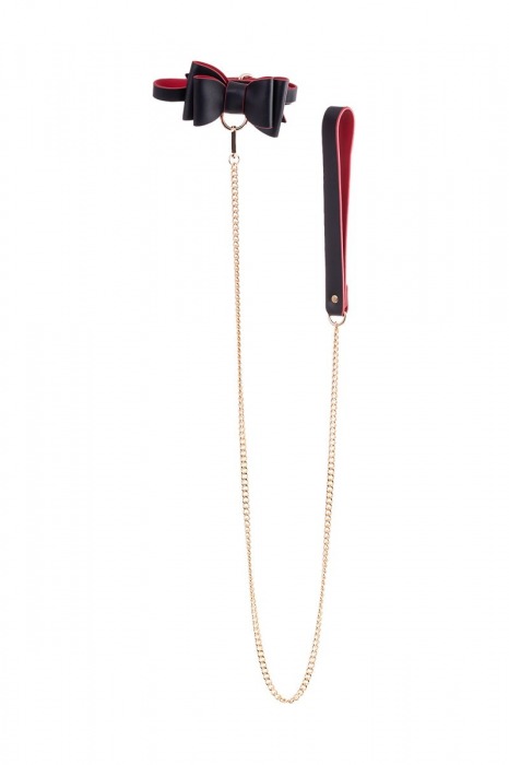 Черно-красный бондажный набор Bow-tie - ToyFa - купить с доставкой в Санкт-Петербурге