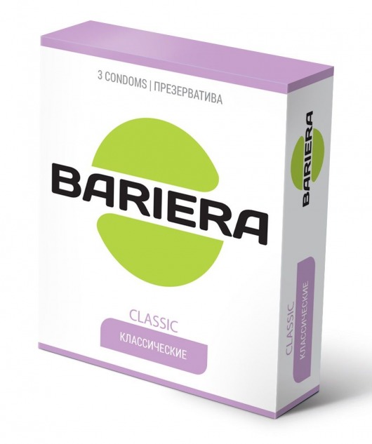 Классические презервативы Bariera Classic - 3 шт. - Bariera - купить с доставкой в Санкт-Петербурге
