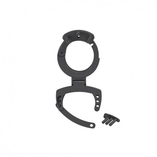 Кольцо с зажимом для мошонки для пояса верности Pubic Enemy - MyStim - купить с доставкой в Санкт-Петербурге