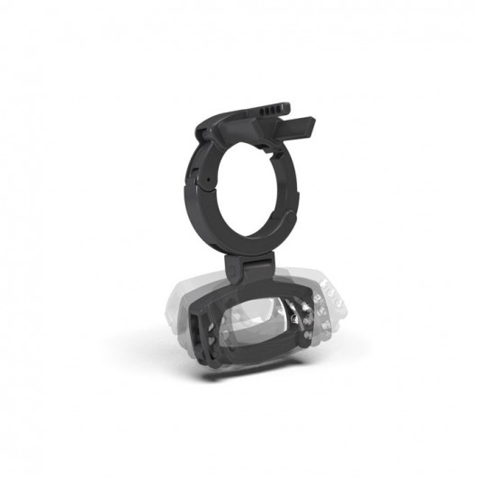 Кольцо с зажимом для мошонки для пояса верности Pubic Enemy - MyStim - купить с доставкой в Санкт-Петербурге