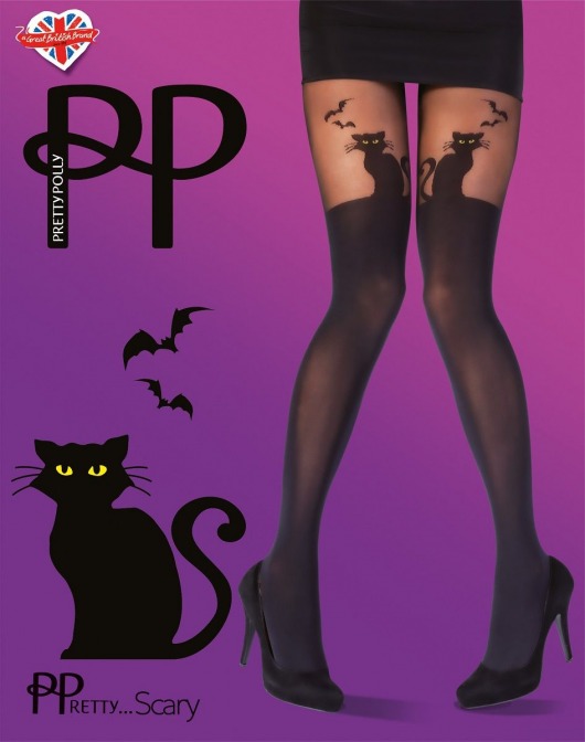 Колготки с имитацией чулок Halloween Cat Tights - Pretty Polly купить с доставкой