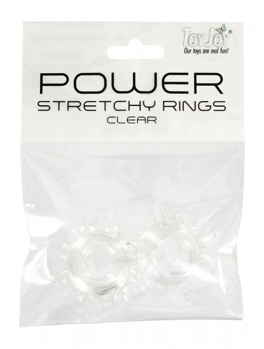 Набор прозрачных эрекционных колец POWER STRETCHY - Toy Joy - в Санкт-Петербурге купить с доставкой