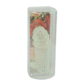 Эластичная насадка с клиторальным стимулятором - 12,5 см. - Baile - в Санкт-Петербурге купить с доставкой