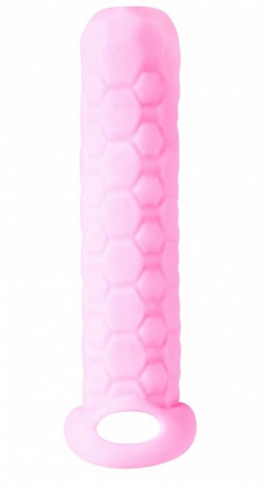 Розовый фаллоудлинитель Homme Long - 13,5 см. - Lola Games - в Санкт-Петербурге купить с доставкой