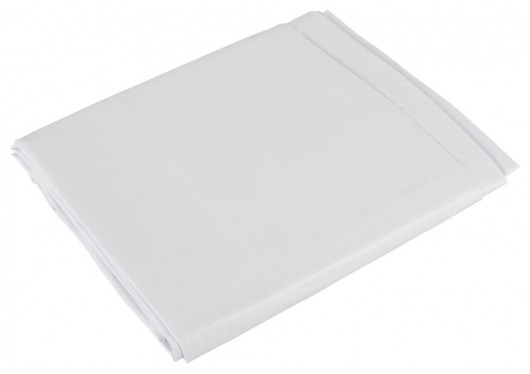 Белая виниловая простынь Vinyl Bed Sheet - Orion - купить с доставкой в Санкт-Петербурге