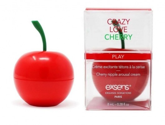 Крем для стимуляции сосков Crazy Love Cherry - 8 мл. - Exsens - купить с доставкой в Санкт-Петербурге