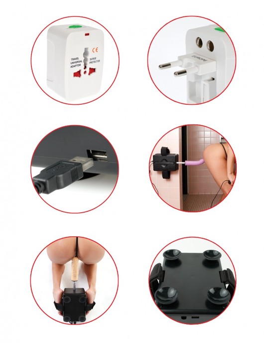 Секс-машина для вагинально-анальной стимуляции - Pipedream - купить с доставкой в Санкт-Петербурге