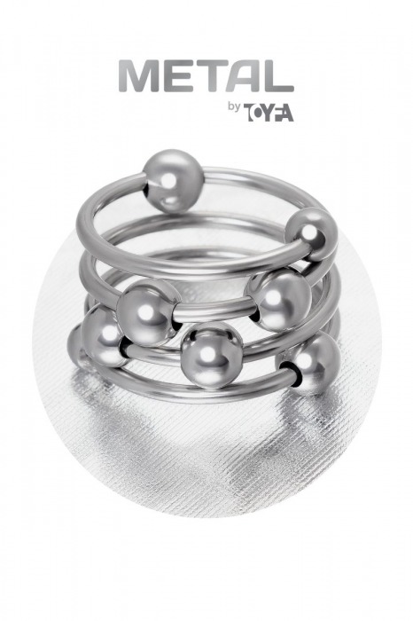 Малое металлическое кольцо под головку пениса - ToyFa - купить с доставкой в Санкт-Петербурге