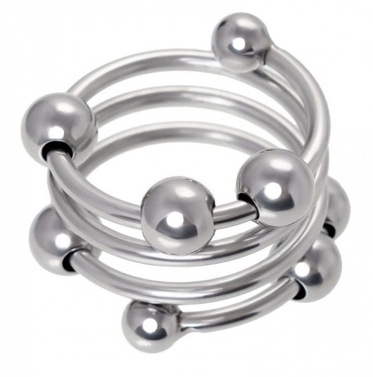 Среднее металлическое кольцо под головку пениса - ToyFa - купить с доставкой в Санкт-Петербурге