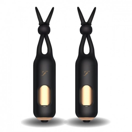 Черные вибростимуляторы для массажа сосков Vibrating Nipple Stimulators - Fredericks Of Hollywood