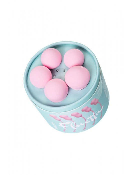 Набор из 5 розовых вагинальных шариков Tulips - ToyFa