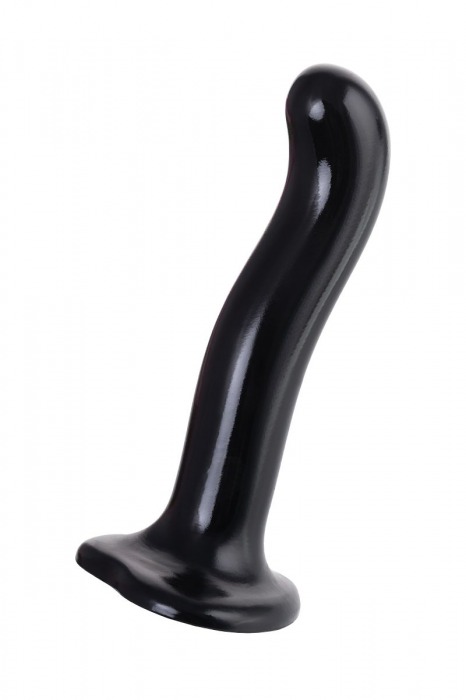 Черный стимулятор для пар P G-Spot Dildo Size L - 19 см. - Strap-on-me - в Санкт-Петербурге купить с доставкой