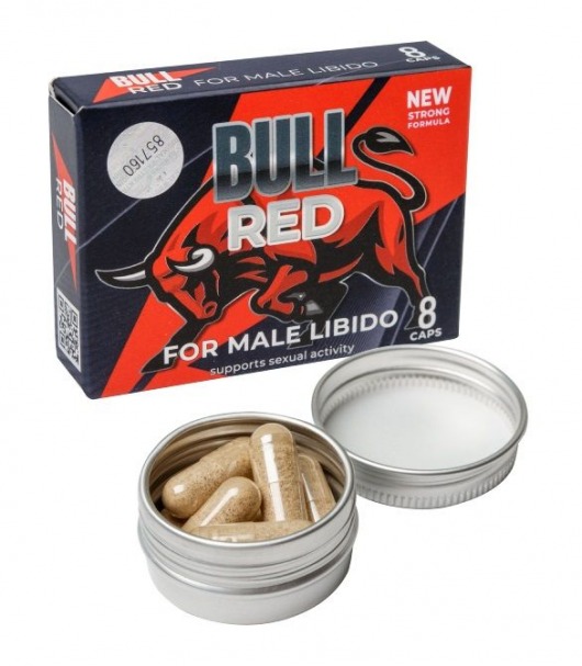 Пищевой концентрат для мужчин BULL RED - 8 капсул - Sitabella - купить с доставкой в Санкт-Петербурге
