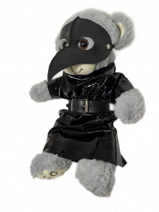 Плюшевый БДСМ-мишка в костюме чумного доктора - БДСМ Арсенал - купить с доставкой в Санкт-Петербурге