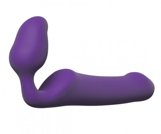 Фиолетовый безремневой страпон Queens L - Adrien Lastic - купить с доставкой в Санкт-Петербурге