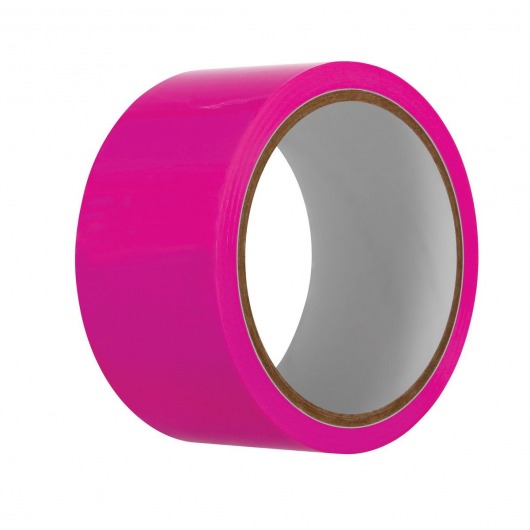 Розовая лента для бондажа Pink Bondage Tape - 20 м. - Evolved - купить с доставкой в Санкт-Петербурге