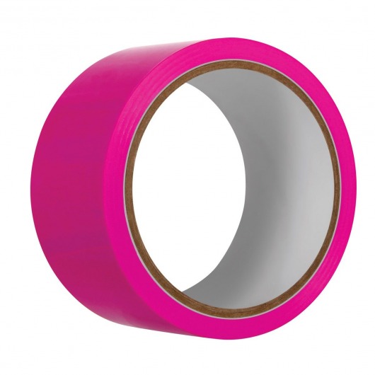 Розовая лента для бондажа Pink Bondage Tape - 20 м. - Evolved - купить с доставкой в Санкт-Петербурге