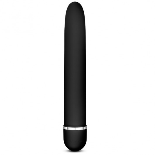 Черный классический вибратор Luxuriate - 17,8 см. - Blush Novelties