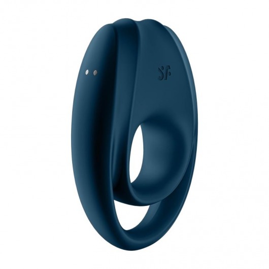 Темно-синее эрекционное кольцо Incredible Duo - Satisfyer - в Санкт-Петербурге купить с доставкой