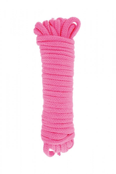 Розовая веревка для связывания Sweet Caress Rope - 10 метров - Sweet Caress - купить с доставкой в Санкт-Петербурге