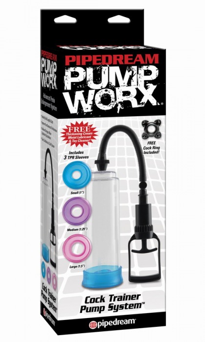 Вакуумная помпа Pump Worx с цветными вставками - Pipedream - в Санкт-Петербурге купить с доставкой