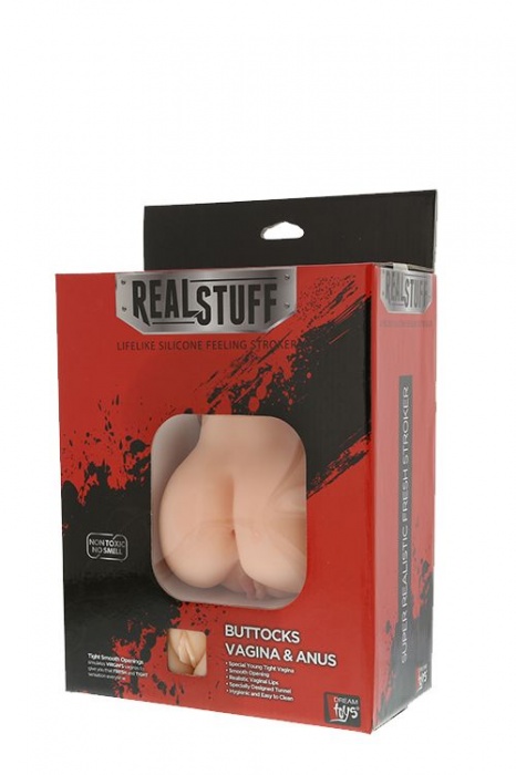 Мастурбатор с двумя любовными отверстиями REALSTUFF VAGINA AND ANUS - Dream Toys - в Санкт-Петербурге купить с доставкой