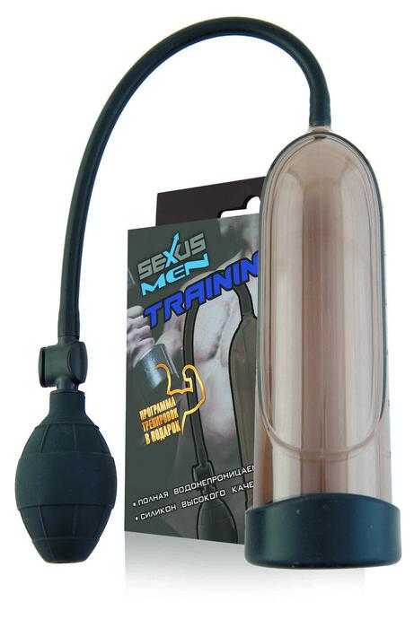 Мужская помпа-массажер с силиконовой вставкой - Sexus - в Санкт-Петербурге купить с доставкой