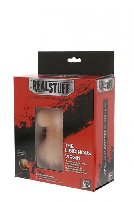 Мастурбатор в форме женского торса REALSTUFF THE LIBIDINOUS VIRGIN с вибропулей - Dream Toys - в Санкт-Петербурге купить с доставкой