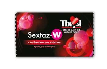 Возбуждающий крем для женщин Sextaz-W в одноразовой упаковке - 1,5 гр. - Биоритм - купить с доставкой в Санкт-Петербурге