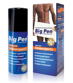 Крем Big Pen для увеличения полового члена - 20 гр. - Биоритм - в Санкт-Петербурге купить с доставкой