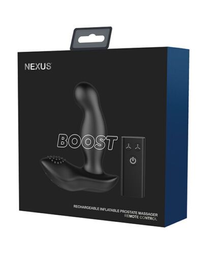 Черный стимулятор простаты Nexus Boost - Nexus Range - в Санкт-Петербурге купить с доставкой