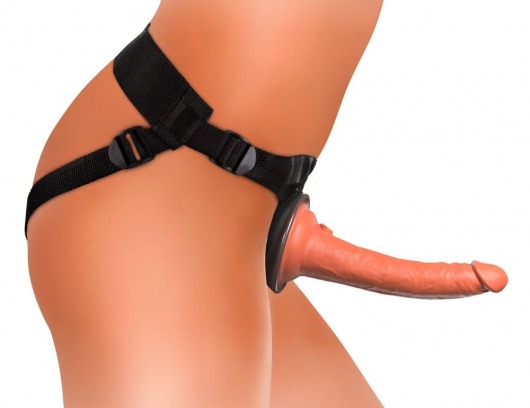 Страпон-система Comfy Silicone Body Dock Kit - 21 см. - Pipedream - купить с доставкой в Санкт-Петербурге