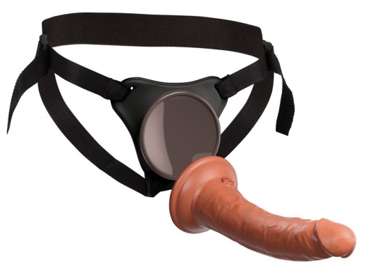 Страпон-система Comfy Silicone Body Dock Kit - 21 см. - Pipedream - купить с доставкой в Санкт-Петербурге