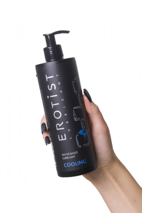 Лубрикант на водной основе Erotist Cooling с охлаждающим эффектом - 400 мл. - Erotist Lubricants - купить с доставкой в Санкт-Петербурге