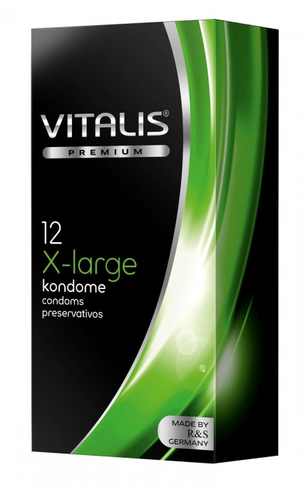 Презервативы увеличенного размера VITALIS PREMIUM x-large - 12 шт. - Vitalis - купить с доставкой в Санкт-Петербурге