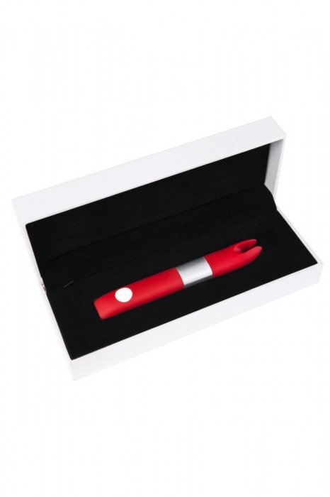Красный клиторальный вибратор с 4Gb USB памяти и 7 режимами вибрации - Qvibry