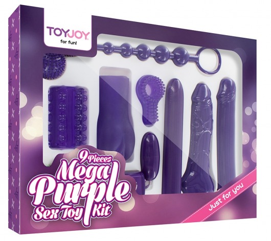 Эротический набор Toy Joy Mega Purple - Toy Joy - купить с доставкой в Санкт-Петербурге