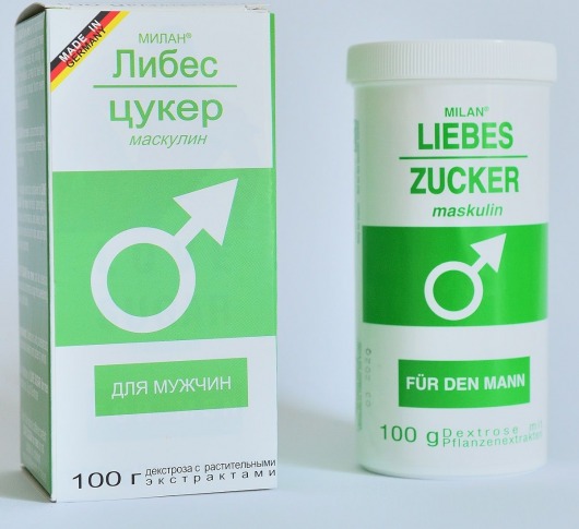 Сахар любви для мужчин Liebes-Zucker maskulin - 100 гр. - Milan Arzneimittel GmbH - купить с доставкой в Санкт-Петербурге