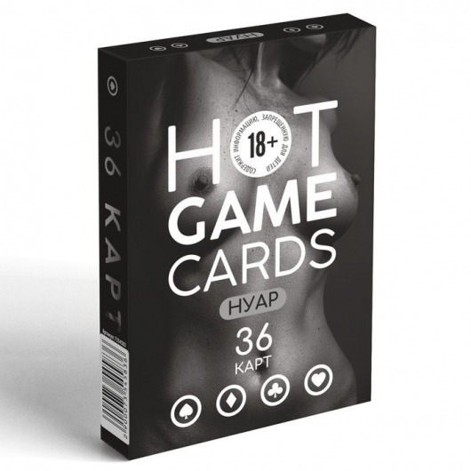 Игральные карты HOT GAME CARDS НУАР - 36 шт. - Сима-Ленд - купить с доставкой в Санкт-Петербурге