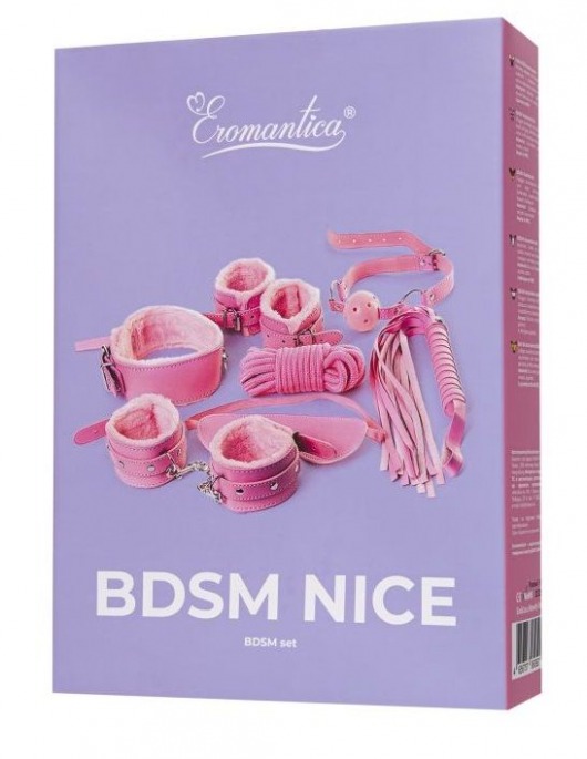 Набор для ролевых игр BDSM Nice - Eromantica - купить с доставкой в Санкт-Петербурге